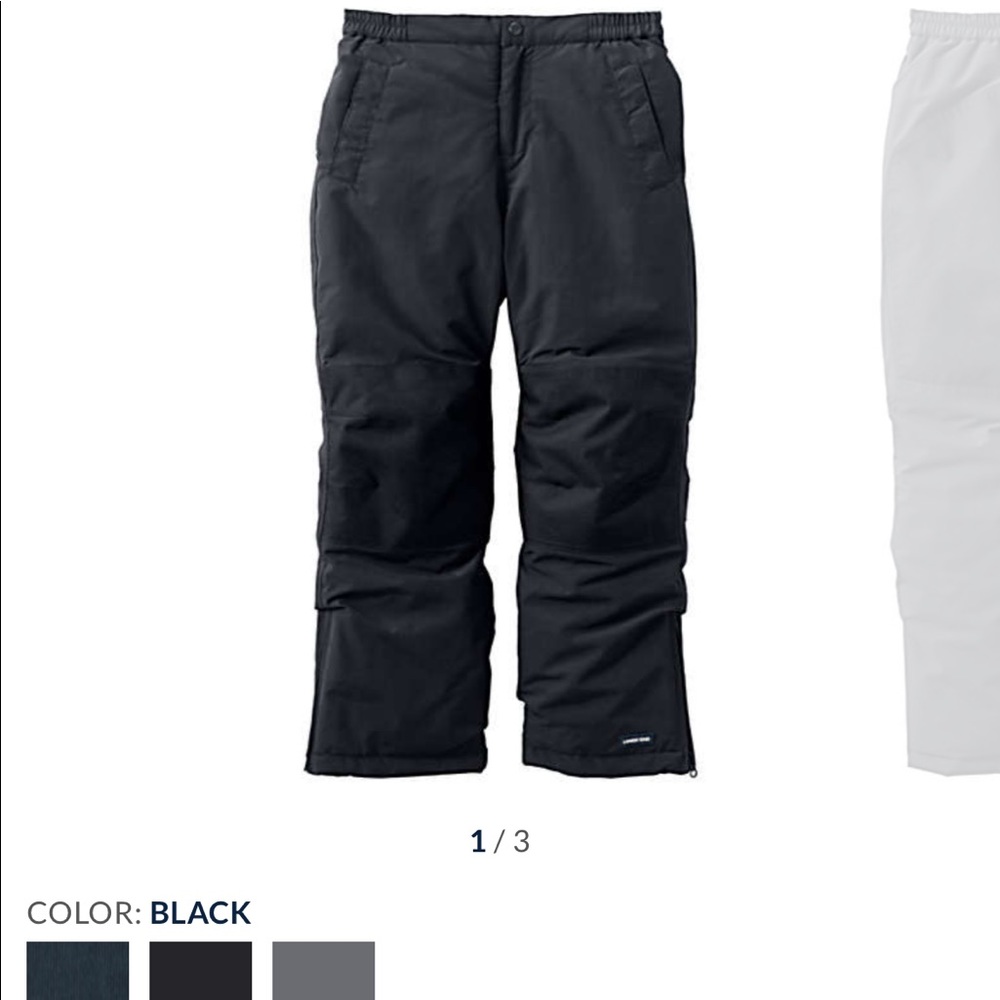 Lands End Squall waterproof snow pants (kids)